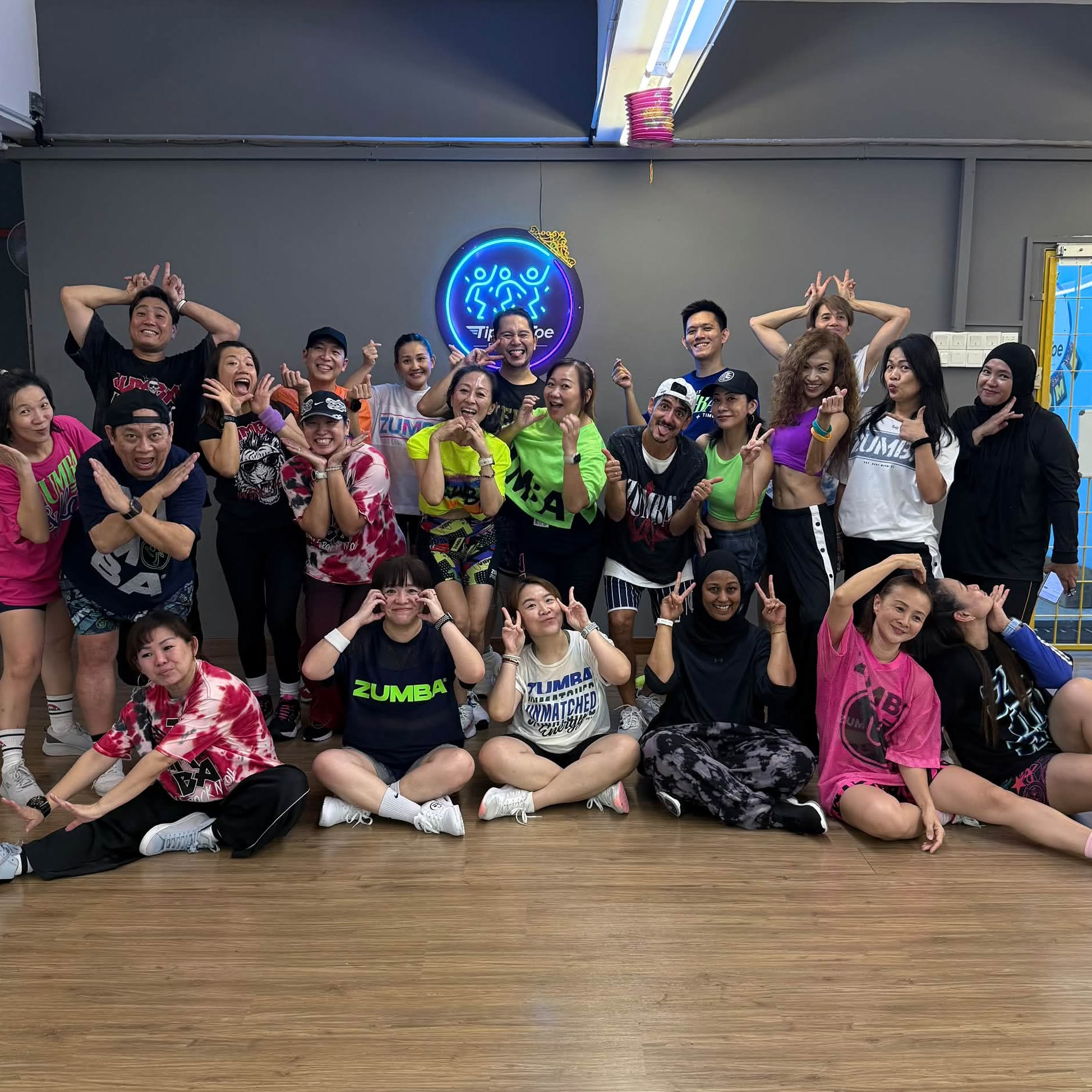 ZIN Jam community pose