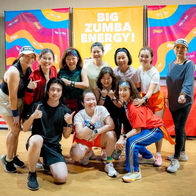 Instructor with dancers